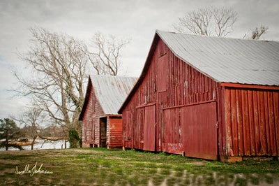 The antique barns at Windsor Castle Park