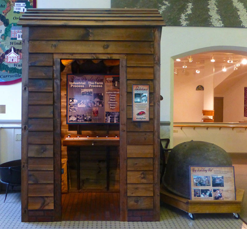The Smokehouse Exhibit at the Isle of Wight County Museum